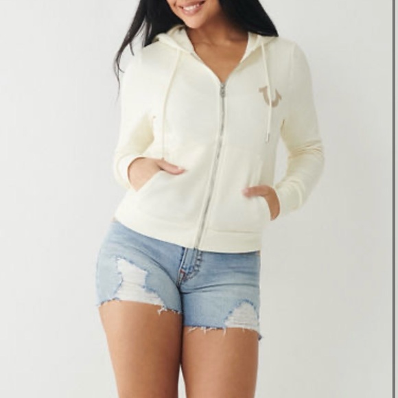 True Religion Cream Jogging Set - Picture 1 of 5